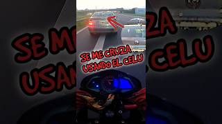 USANDO EL CELULAR EMARIDE MOTOVLOG MOTOS BIKER BIKE RIDE CELULARALVOLANTE [upl. by Renate]