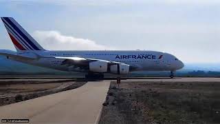 ATERRIZAJE PRIMER A380 EN TERUEL AIRPORT [upl. by Saile200]