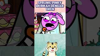 SPRUNKI PINKY MENIKAH DENGAN OREN [upl. by Clorinde462]