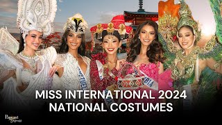 Miss International 2024 National Costumes Reaction [upl. by Nnovahs935]