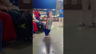 Amaira ka station par dance viralvideo reels [upl. by Cusack849]