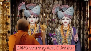 BAPS evening new Aarti amp Ashtak  આરતી અને અષ્ટક  Shri Swaminarayan Aarti [upl. by Patin]