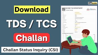 TDS challan kaise download kare TDS Receipt  How to Download TDS Challan 2024  View TDS Challan [upl. by Brunhilde]