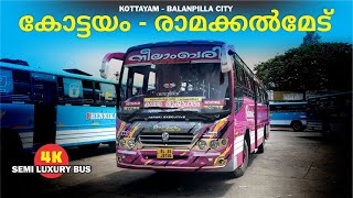 Kottayam to Ramakkalmedu Bus Journey via Balanpilla City  Neelambari  Yathra Visheshangal [upl. by Brebner]