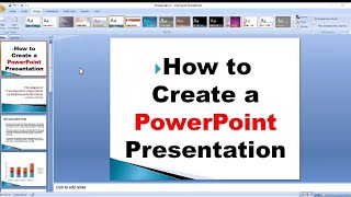 How to Create a Powerpoint Presentation  a Beginners Guide [upl. by Ennaylil100]