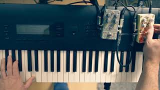 Korg Wavestation Digitech Polara and Obscura cinematic atmospheric ambient mystery [upl. by Tadashi]