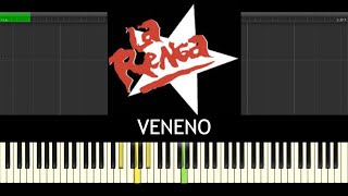 La Renga ➡ Veneno 🎹 Partitura Piano Tutorial FÁCIL [upl. by Mirth]