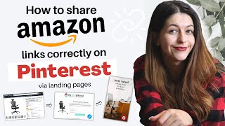 How to share Amazon affiliate links amp images on Pinterest correctly [upl. by Fortin]