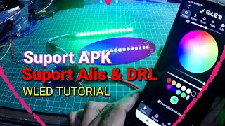 Cara Membuat Led AlisDRL Dengan Aplikasi WLED Dengan Mudah [upl. by Alyak70]