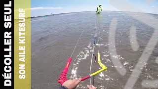 DECOLLER SEUL SON AILE KITESURF  Méthode du Corps Mort  GoPro Kitesurf VLOG 9  LAB TV ⭐ [upl. by Rihana]