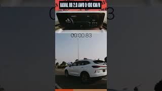 Haval H6 20 AWD 0100 KMH Acceleration in Sports Mode 🚀 [upl. by Mettah958]