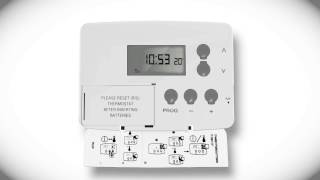 Danfoss FTC2  Using the room thermostat [upl. by Yrome857]