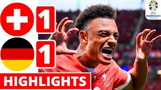 Switzerland vs Germany 11 Highlights amp Goals  UEFA EURO 2024 [upl. by Settera570]