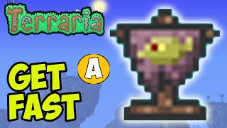 Terraria how to get GOBLIN BATTLE STANDARD EASY  Terraria 1449  Goblin Battle Standard [upl. by Yeknarf158]