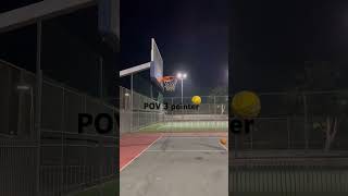 POV 3 pointer one handed basketball [upl. by Farlie598]