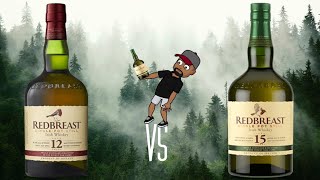 RedBreast 12Year VS 15Year Irish Whiskey Review [upl. by Eneleahs576]