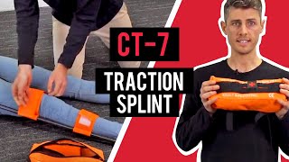 CT7 Traction Splint  Training Video [upl. by Llirrehs]