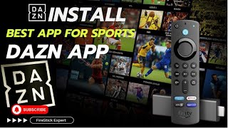 Install Best app for Sports on Firestick 2024 DAZN App [upl. by Aubine]