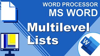 MS Word  Multilevel Lists [upl. by Letsyrhc]