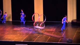 INCREDIBLE Peking Acrobats jump through rings and do crazy flips [upl. by Yerffej]