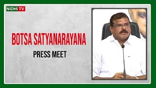 LIVE  YSRCP MLC Botsa Satyanarayana Press Meet socialtvtelugu [upl. by Farrand]