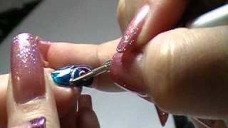 Gelish Nail Art 7 [upl. by Pedaiah]