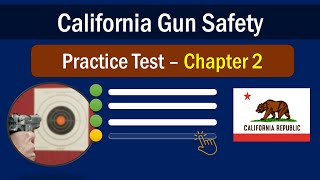 California Gun Safety Test Chapter 2 Firearms Children Practice Test 2023 [upl. by Ebby855]