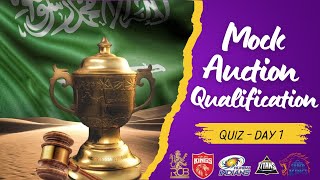 MOCK Auction Selection Quiz  Day 1 [upl. by Neelyar]