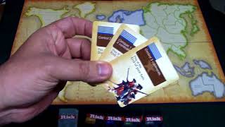 How To Play Risk Board Game With Mission Cards [upl. by Luke]