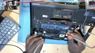 Dell laptop motherboard repair BIOS ME region programming [upl. by Aliak]