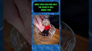 CocaCola Cleaning Hack Sparkling Results ✨🧽shorts [upl. by Adlesirk]