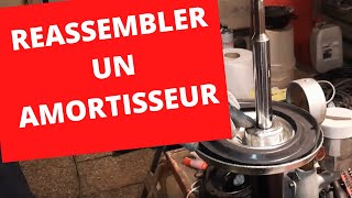 🚗🚙 réassembler les éléments dun amortisseur 34 reassemble the elements of a shock absorber 34 [upl. by Desiri]