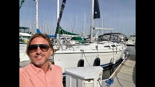 2008 Hunter 38 Sailboat for sale in San Pedro California video walkthrough review by Ian Van Tuyl [upl. by Saunderson424]