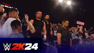 The Shield Official Entrance in WWE 2K24 [upl. by Fayina560]