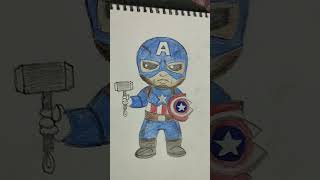 Captain America Drawing [upl. by Palecek]