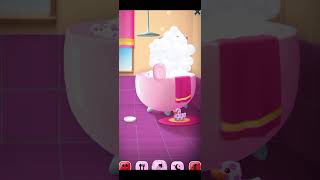 Take shower shortvideo viralvideo talkingangela subscribe [upl. by Rehprotsirhc]