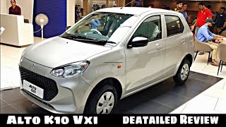 Maruti Alto K10 VXI 2024 Model detailed Review ₹5 Lacks [upl. by Nnyrat274]