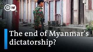 Myanmar The junta is losing on the battlefield says prodemocracy coalition  DW News [upl. by Nae]