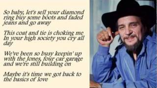 Waylon Jennings  Luckenbach Texas with Lyrics [upl. by Gnilyarg465]