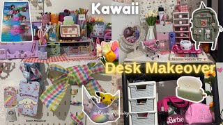 ULTIMATE Kawaii DeskSetup  Pinterest inspo Room Makeover [upl. by Jonie]