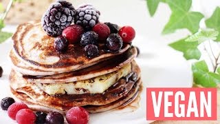 Vegan Ontbijt Pannenkoeken Toren  Basimella [upl. by Ykcir337]