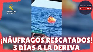 RESCATADOS TRAS PASAR TRES DÍAS EN ALTA MAR A LA DERIVA TRAS HUNDIRSE SU VELERO [upl. by Westphal]