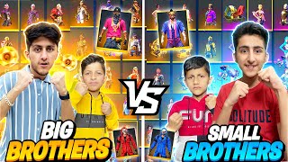 RICHEST COLLECTION WAR 😍 BROTHERS VS BROTHERS  GARENA FREE FIRE [upl. by Geller]