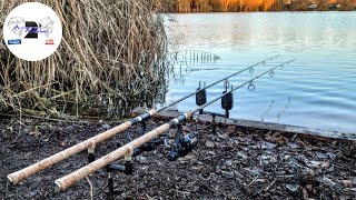 Day Ticket Carp Fishing  Winter Carp Fishing At Suffolk Water Park  M1 Lake [upl. by Dacey529]