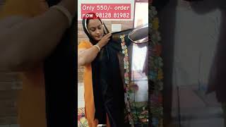 Black organza pure newsong song music love punjabi fashion plainsuitwithheavydupatta [upl. by Hamel253]