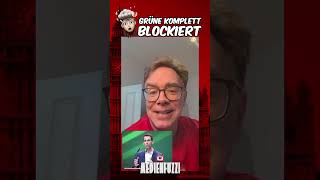 Grüner komplett blockiert 👀🤣 shortsfeed satire comedy medienfuzzi funny grüne politik [upl. by Zealand]