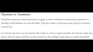 Thyristor Basics Explained [upl. by Horick]