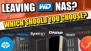 WD NAS Alternatives  Choosing Between Synology QNAP TrueNAS Terramaster UnRAID and Asustor [upl. by Sundin375]