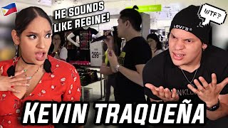 The Filipino Mall Singing Menace Latinos react to Viral Filipino Singing in Malls  Travin Traqueña [upl. by Enitsugua]