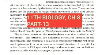 Class 11 biology Ch8Part13Nucleus amp MicrobodiesStudy with Farru [upl. by Wier]